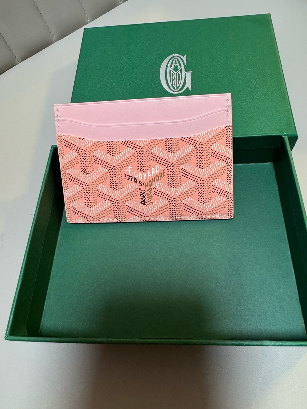 Goyard Saint-Sulpice Card Wallet Pink - Picture 4 of 6